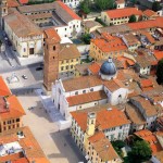 Aerial view of Piazza Duomo